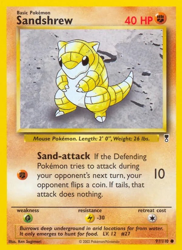 Pokémon-kaart Sandshrew