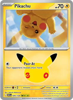 Kaart Pikachu
