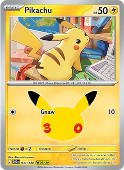 Kaart Pikachu
