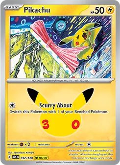 Kaart Pikachu