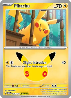 Kaart Pikachu