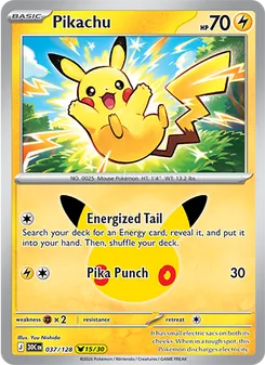 Kaart Pikachu