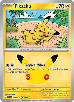 Kaart Pikachu