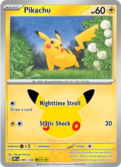 Kaart Pikachu