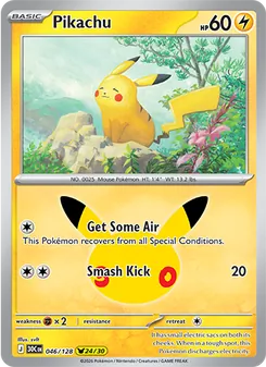 Kaart Pikachu