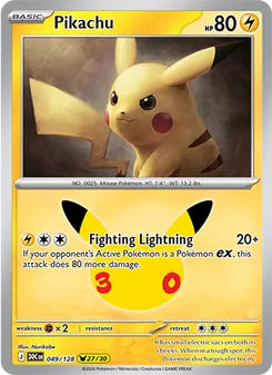 Kaart Pikachu