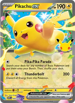 Kaart Pikachu ex