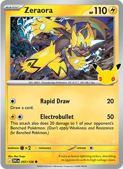 Kaart Zeraora