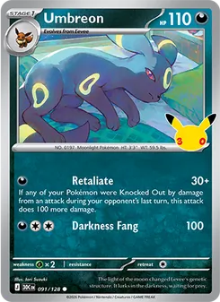 Kaart Umbreon