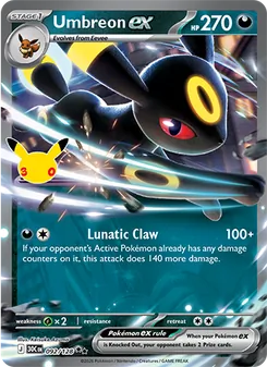 Kaart Umbreon ex