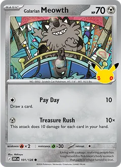 Kaart Galarian Meowth