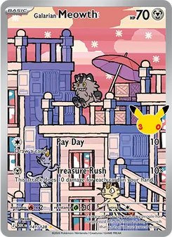 Kaart Galarian Meowth