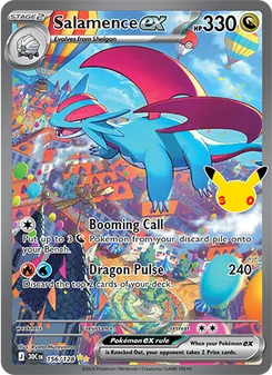Kaart Salamence ex