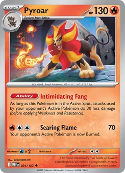Kaart Pyroar