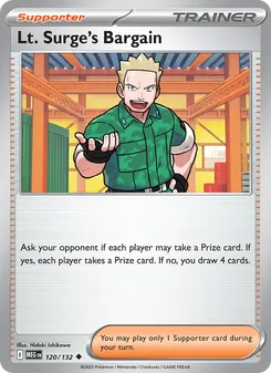 Kaart Lt. Surge's Bargain