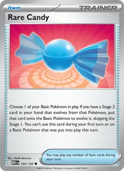 Kaart Rare Candy