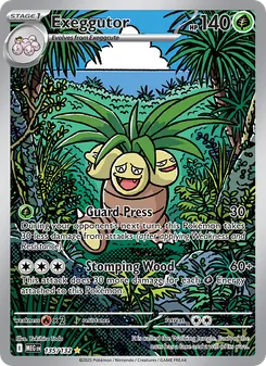 Kaart Exeggutor
