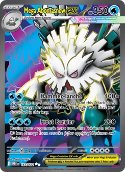 Kaart Mega Abomasnow ex