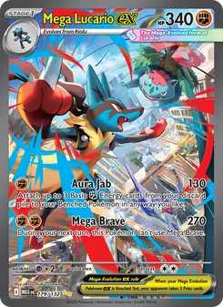 Kaart Mega Lucario ex