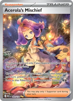 Kaart Acerola's Mischief