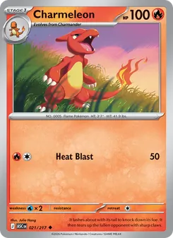 Kaart Charmeleon