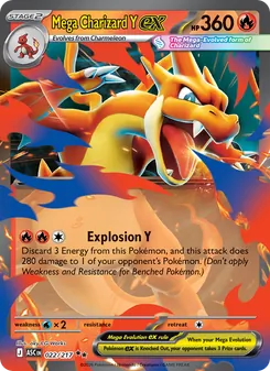 Kaart Mega Charizard Y ex