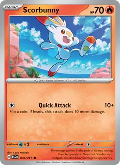 Kaart Scorbunny