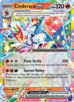 Kaart Cinderace ex