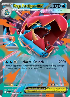 Kaart Mega Feraligatr ex