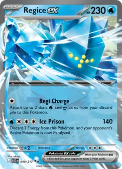 Kaart Regice ex