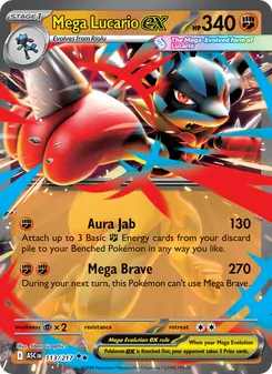 Kaart Mega Lucario ex