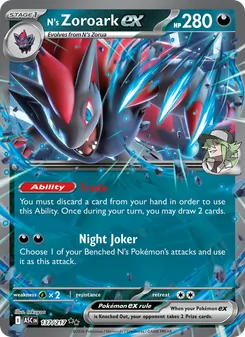 Kaart N's Zoroark ex