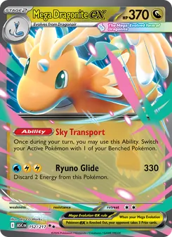 Kaart Mega Dragonite ex