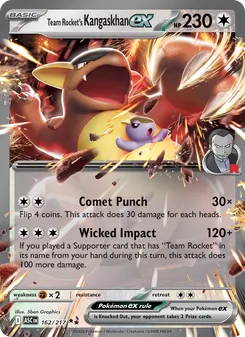 Kaart Team Rocket's Kangaskhan ex
