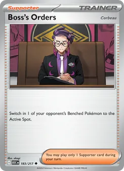Kaart Boss's Orders
