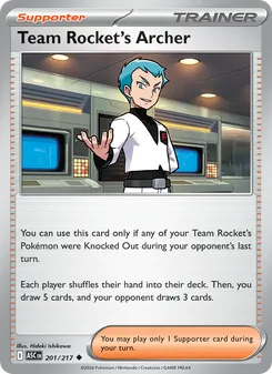 Kaart Team Rocket's Archer
