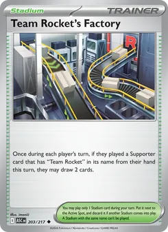 Kaart Team Rocket's Factory