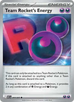 Kaart Team Rocket's Energy