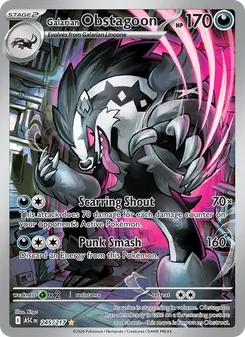 Kaart Galarian Obstagoon