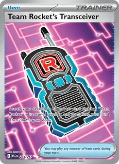 Kaart Team Rocket's Transceiver