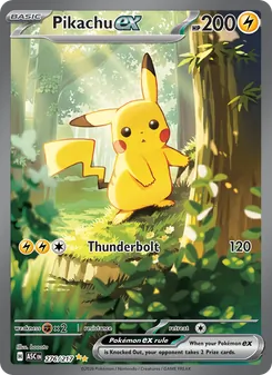 Kaart Pikachu ex