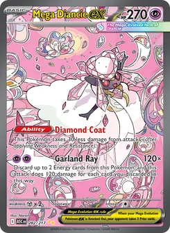 Kaart Mega Diancie ex