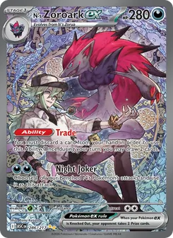 Kaart N's Zoroark ex