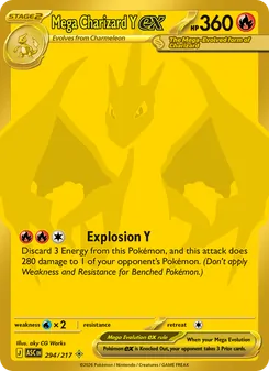 Kaart Mega Charizard Y ex