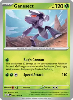 Kaart Genesect