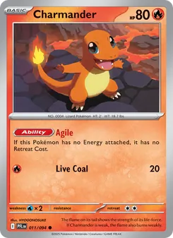 Kaart Charmander
