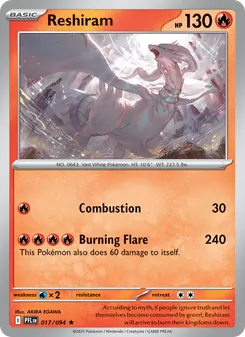 Kaart Reshiram