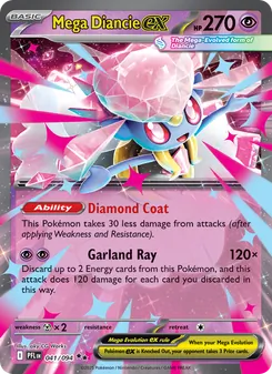 Kaart Mega Diancie ex