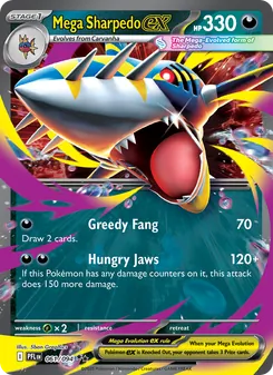 Kaart Mega Sharpedo ex