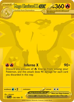 Kaart Mega Charizard X ex